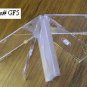 25 FIVE CD CLEAR CASES WITH FROSTY CLEAR TRAYS - GF5