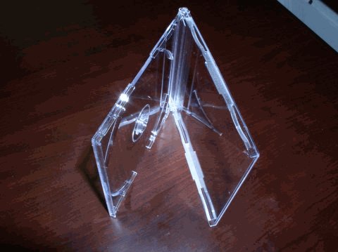 100 SINGLE 7.2MM SLIMLINE CLEAR JEWEL CASES - PSC17