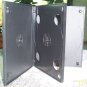 50 QUAD MINI DVD CASES, BLACK W/SLEEVE - MINIDVDCASE