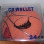 5 SPORTS CD OR DVD CASE WALLETS - HOLDS 24 DISCS EACH - SPORTS