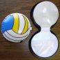5 SPORTS CD OR DVD CASE WALLETS - HOLDS 24 DISCS EACH - SPORTS