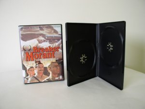 1000 DOUBLE DVD CASES, NO LOGO, BLACK - PSD32