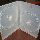 1000 DOUBLE DVD CASES, CLEAR - PSD37