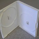 1000 NEW DOUBLE DVD CASES, WHITE - PSD38