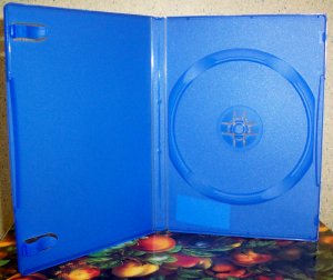 50 NEW STANDARD DVD CASES, BLUE Opaque - BL71