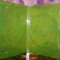 50 NEW STANDARD DVD CASES, GREEN Translucent - BL73X