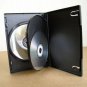 50 SLIM TRIPLE DVD CASE, BLACK, NO LOGO - PSD56