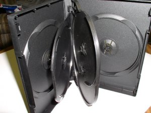 25 MULTI (5) DVD CASES - PSD80