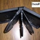 100 SEVEN 7 DISC DVD CASE, BLACK - DH7