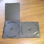 100 SINGLE 7MM POLY CD/DVD CASES, BLACK - PSC8