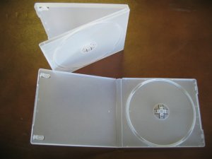 100 SINGLE CD POLY CASE W/SLEEVE, FROSTYCLEAR - PSC12FC