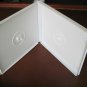 100 DOUBLE POLY CD CASE W/SLEEVE, WHITE - PSC32