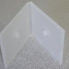 1000 DOUBLE POLY CD CASE W/SLEEVE, CLEAR - PSC34