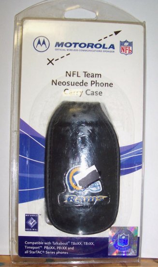 NFL Team Neosuede Phone Carry Case - St. Louis Rams