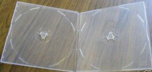 1200 DOUBLE 5.2MM SLIM POLY CASE - SUPER CLEAR - SF15
