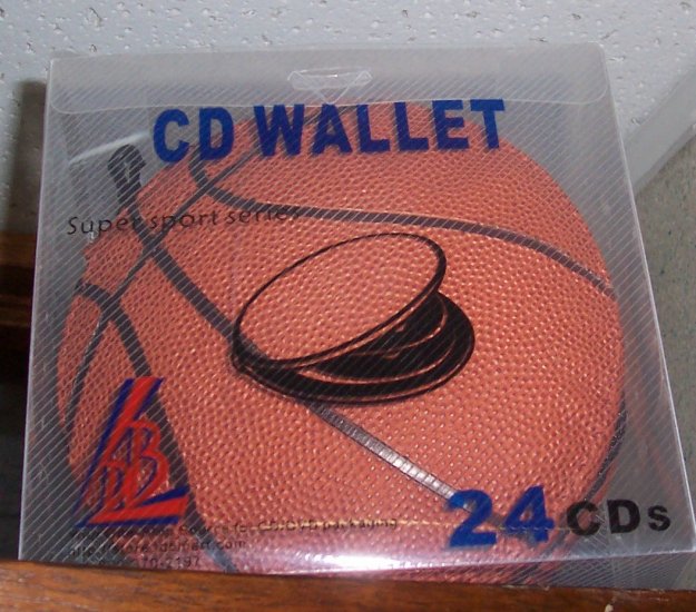 80 SPORTS CD CASE WALLETS - HOLDS 24 CDS each - BASKETBALL