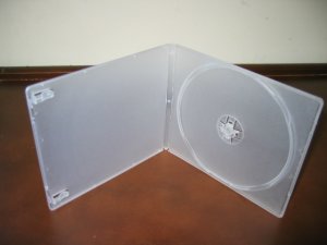 50 7MM SLIM POLY CASE W/SLEEVE, CLEAR - PSC7