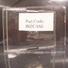 200 BUSINESS CARD CD CASES w/ CLEAR TRAY - BIZCASE