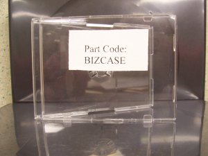 200 BUSINESS CARD CD CASES w/ CLEAR TRAY - BIZCASE