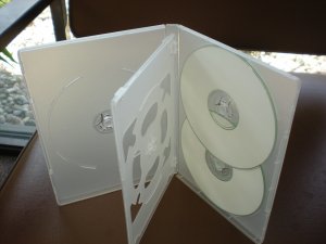 DH5  50 CLEAR SLIM MULTI-5 DVD CASE