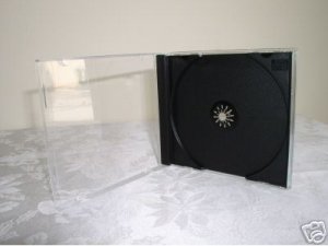 200 NEW SINGLE JEWEL CASES W/BLACK TRAY - BL110
