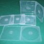 200 5MM ULTRA SLIM CLEAR DOUBLE  CD/DVD POLY CASES JS111