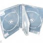 25 New Top Quality 27mm 3-DVD Cases w/Patented M-LOCK, Super Clear DB27-3C-FM-N