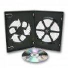 100 14MM SINGLE DVD CASES, BLACK, BRAND PSD12ECO
