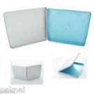 50 NEW SQUARE TIN CD CASE W/LT BLUE TRAY, NO WINDOW NO INDENT, BL805