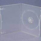 100 NEW HIGH QUALITY 14MM CLEAR/FROSTY CLEAR SINGLE DVD CASES  PSD22