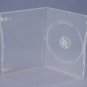 100 NEW HIGH QUALITY 14MM CLEAR/FROSTY CLEAR SINGLE DVD CASES PSD22