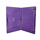 100  14mm Single Transparent Xbox Kinect Purple DVD Case  D14SDXBPRL