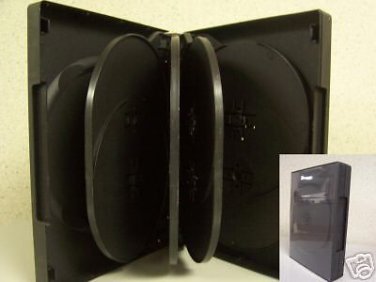 240 TEN 10 DISC DVD CASE, BLACK - SF004 - WHOLESALE