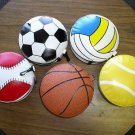 20 SPORTS CD WALLETS - HOLDS 24 CDS EACH - SPORTS