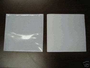 200 POLY CD SLEEVES W/GRAPHIC WINDOW, ADHESIVE BACK V5
