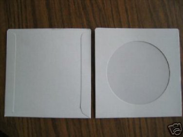 200 PCS   CARDBOARD CD SLEEVES W/ WINDOW  - SF10