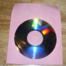 1000  PINK CD PAPER SLEEVES w/ WINDOW & FLAP -  PSP50