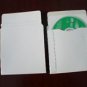100 CARDBOARD CD/DVD MAILER W/SEAL, SEAM & FLAP-JS93
