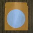 1000 ORANGE CD PAPER SLEEVES w/ WINDOW & FLAP -  JS203