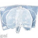 52 New Quality Slim 27mm 8-DVD Cases w/Patented M-LOCK, Super Clear DB27-8C-FM-N