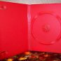 100 NEW STANDARD DVD CASES, RED Opaque - BL72