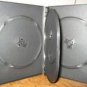 500 SLIM QUAD DVD CASES, BLACK -  PSD75