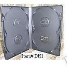 500 OVERLAP QUAD DVD CASES  DH1  Each Case Holds 4 Disk