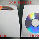 100 White Triple 3 disc CD DVD Paper Sleeve JS215