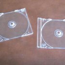 1000 SINGLE CD TRAYS - CLEAR - KC02PK