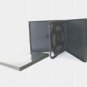 100 SLIM BLACK QUAD CD / DVD POLY CASES  PSC75