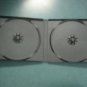 100 NEW BLACK DOUBLE POLY CD CASES W/SLEEVE PSC30