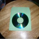 2000  GREEN CD PAPER SLEEVES w/ WINDOW & FLAP -  PSP60