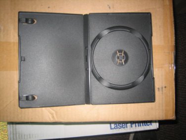 60  NEW BLACK SINGLE DVD / CD CASES - PSD12C