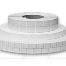 1000 1.5" Poly Adhesive Clear Tab Wafer Seal Mailing Tabs INV-WC5D20N
